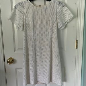 JCREW White Eyelet Dress